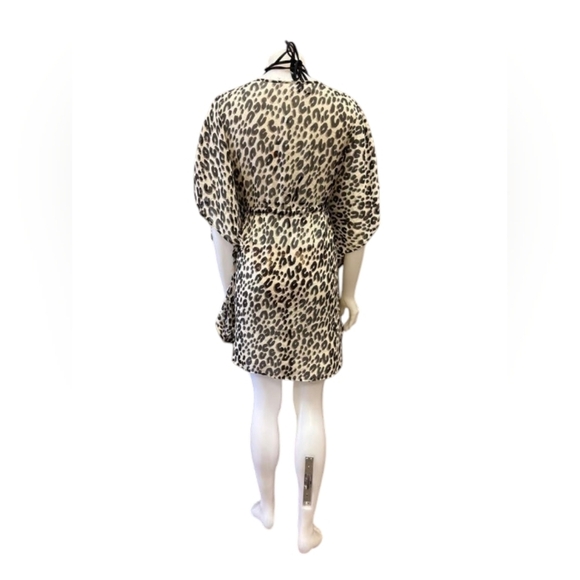 Bleu Rod Beattie NWT Caftan Cover Up Animal Print Size Small - Picture 3 of 8